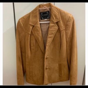 Ms pioneer genuine leather jacket size 12